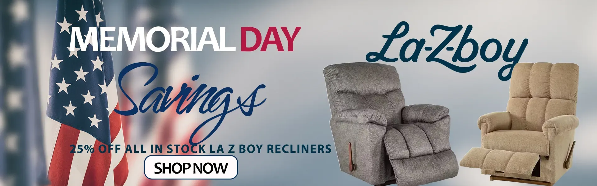 Memorial Day Savings in La Z Boy 